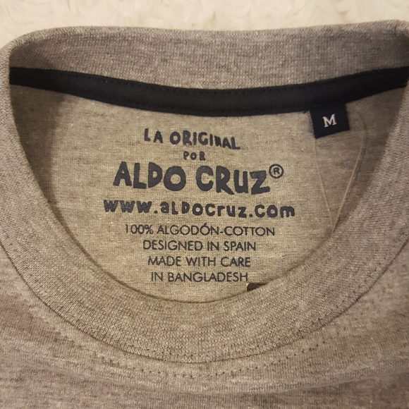 Grey Madrid Aldo Cruz T-shirt - Picture 4 of 8